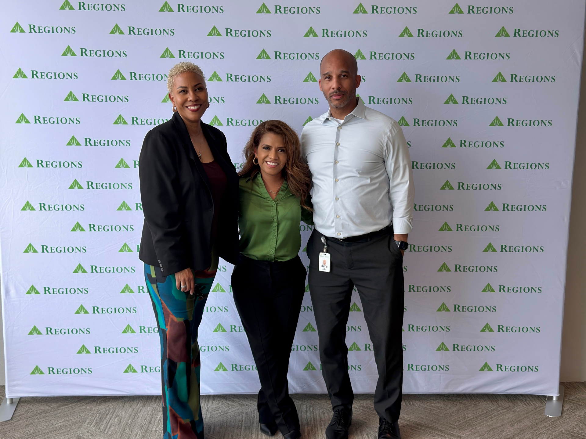 CED team with Regions Bank representatives