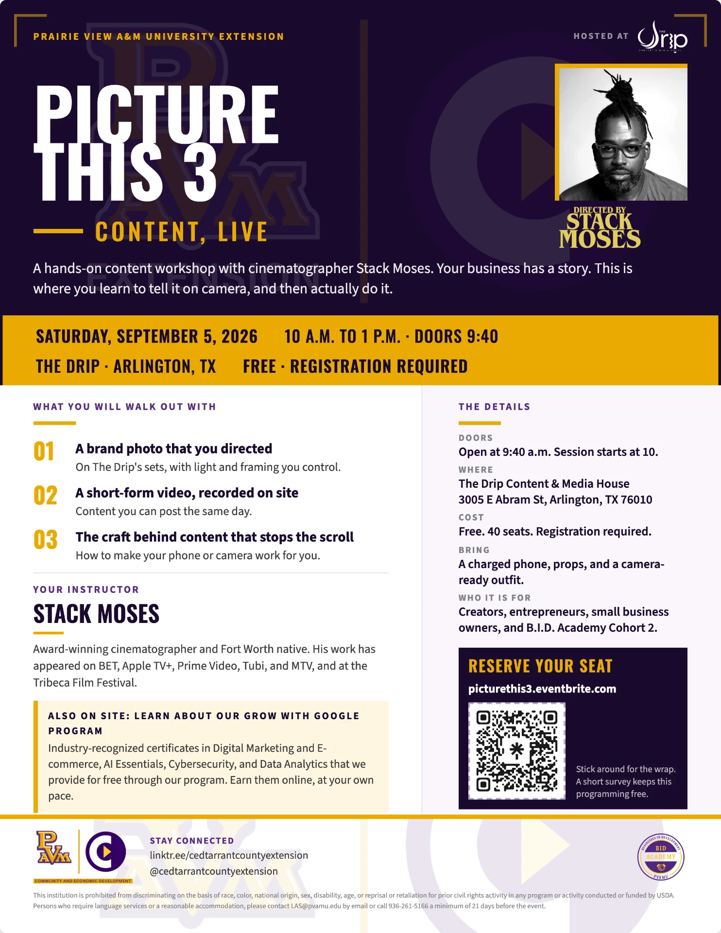 Flyer for Picture This 3: Content, Live